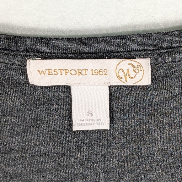 Westport 1962 Beaded Scoop Neck Tee S - Picture 3 of 4